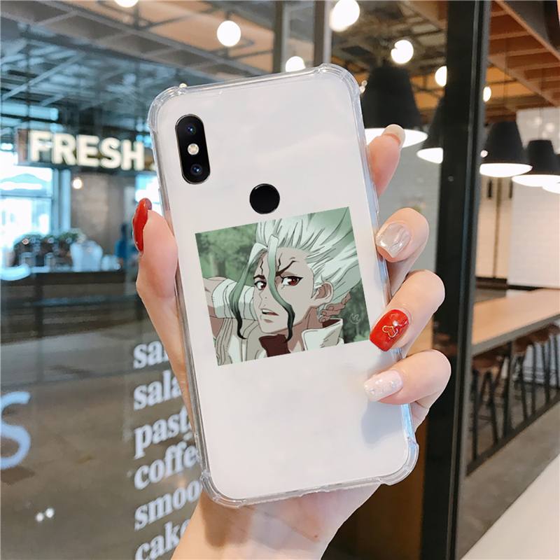 Dr.STONE Fumetti Anime Fumetti Custodia per Telefono Trasparente per Xiaomi redmi note 5 7 8 9 10 11 t S A lite pro alta qualità funda