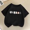 Cute Cat Print Children T-shirts Summer Girls Boys Casual Fashion Kawaii Short Sleeve Tops O-Neck Colorful Kids T-shirts