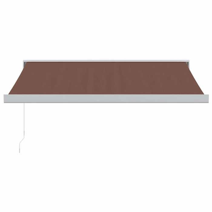 VidaXL Manual Retractable Awning Brown 300x250 Cm 3215718