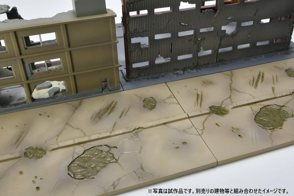 Tomytec DioColle Combat Series DCMA19 Minibasis Straße C Plastikmodell 330240 1/144 Vorgefertigt bemalt