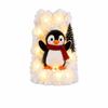 Illuminating Christmas Stair Snow Decor 40*20cm Snow Scene Decoration  Party Decoration