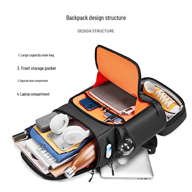 Li Shen Men's Business Laptop Backpack