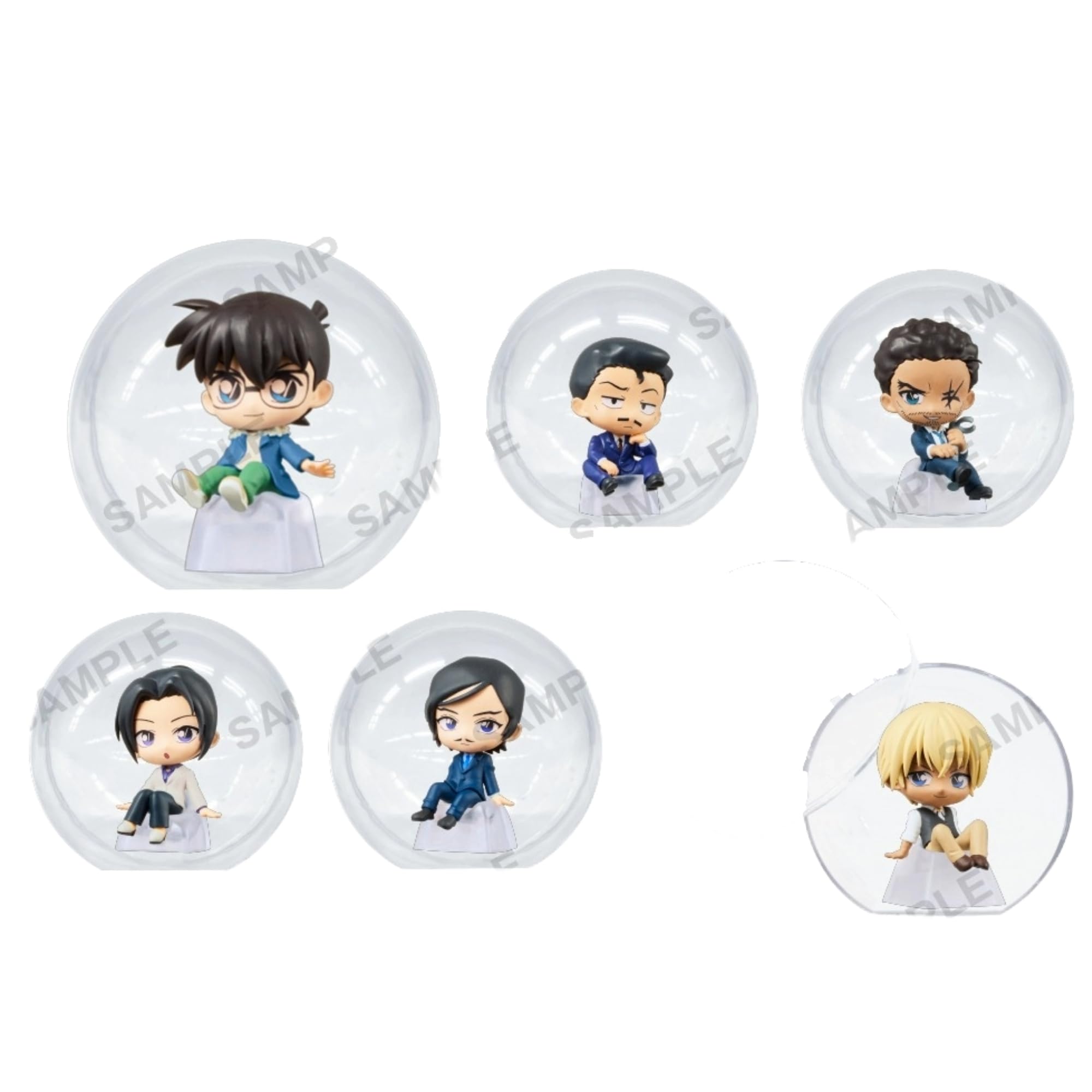 Detective Conan Koro Collection Figure 2 Set of 6 Bushiroad Creative Gacha Capsule Toy Kore! Vol. [Complete Types]