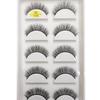 5 Pairs Natural 3D Mink False Eyelashes, Soft Wispy, Fluffy Eye Faux Lashes, Make Up Eyelash, Beauty Cat Cilios, 9 Styles