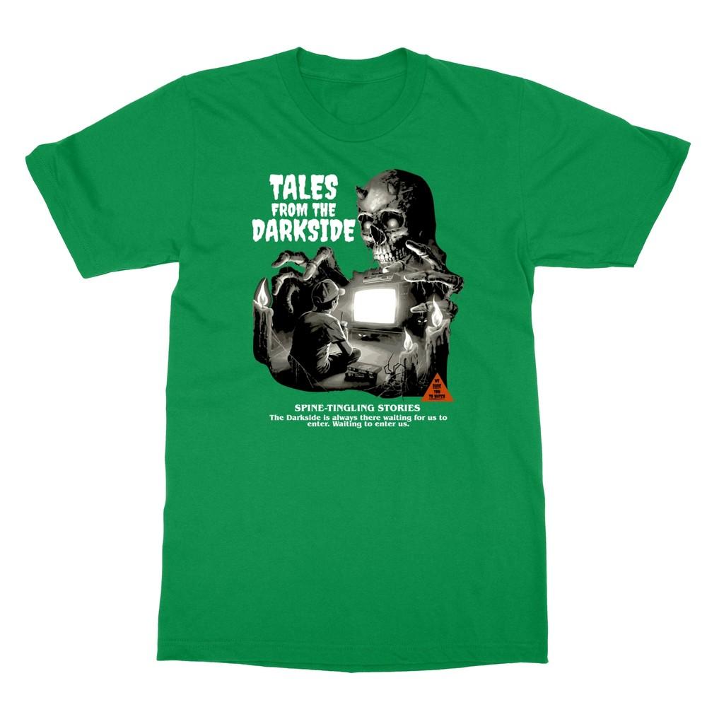 Тёмная сторона: Ужасы ТВ Жуткий Призрак Мужская Футболка Унисекс Футболка XL