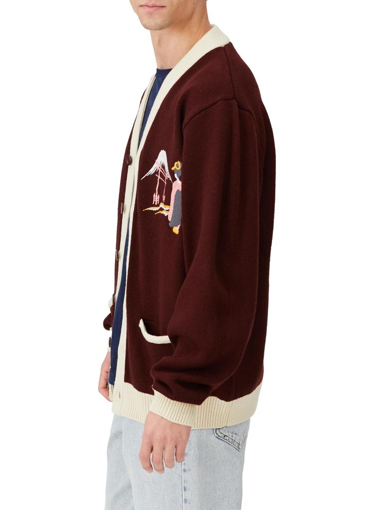Cardigan SOUVENIR CARDIGAN [Houston] (Castle) Men's