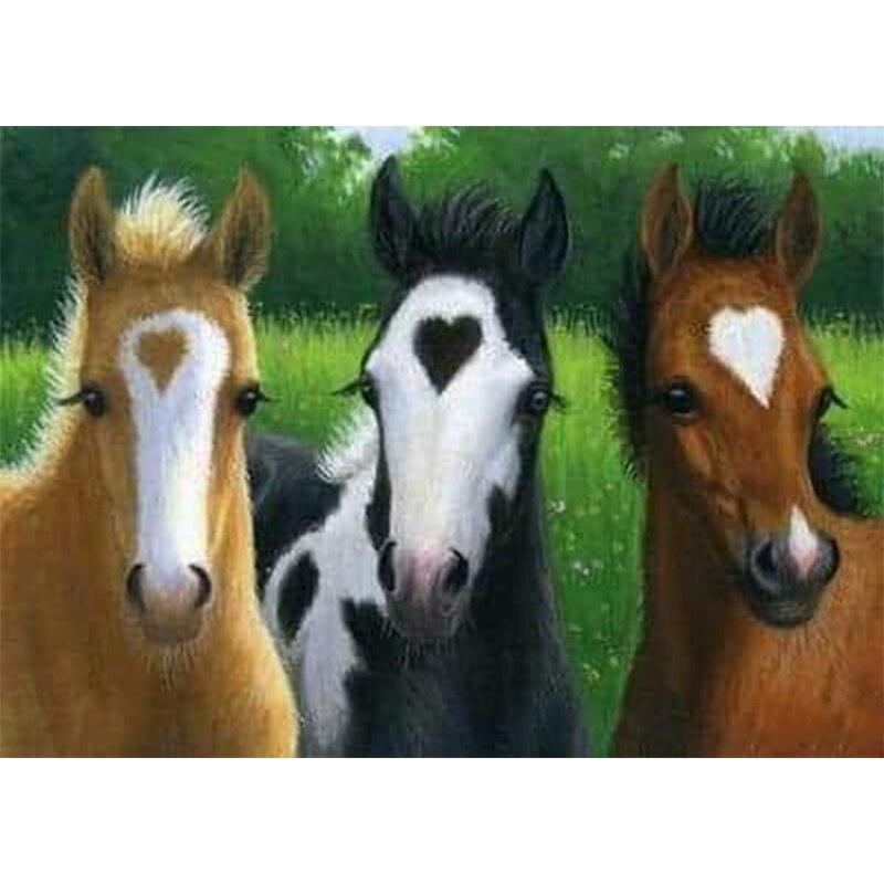 5D Diy Pferd Diamant Malerei Kreuzstich Volle Runde Diamant Stickerei Tiere Mosaik Strass Kits Wand Kunst Wohnkultur