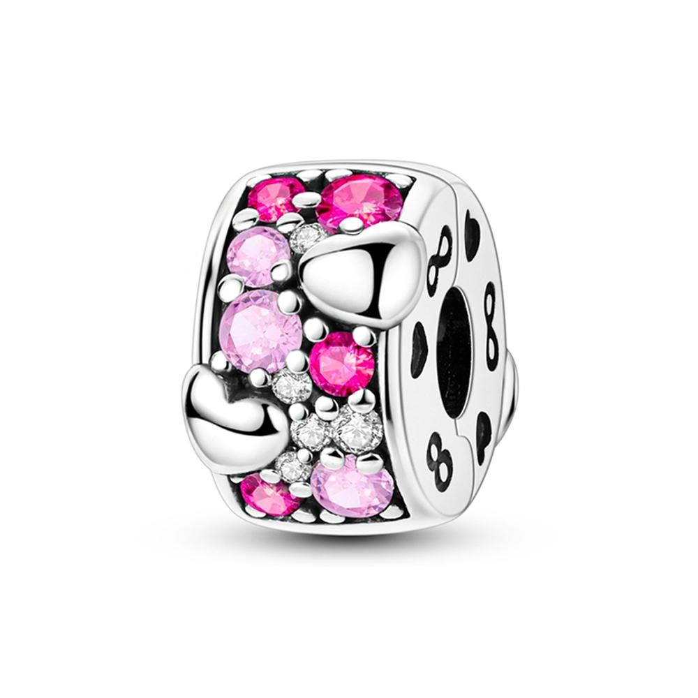 

Pendant Charm Bead Copper Loving Safety Buckle Beads Fit Original Bracelet For Jewelry Making Valentine S Day Gift