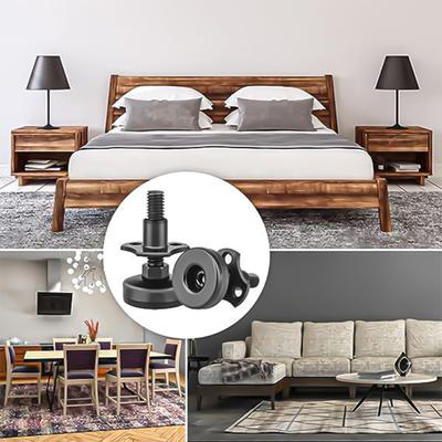 Sturdy Furniture Levelers 3/8Inch Thread Leveling Feet Adjustable Height Designs 4Pcs Furniture Leg Extenders Daily Use