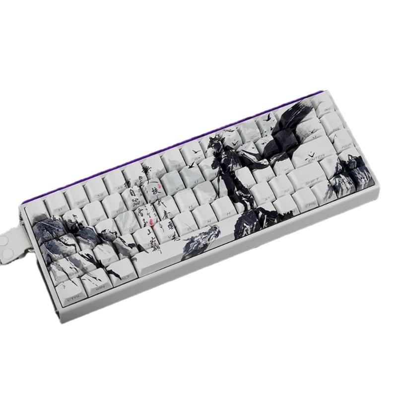 Original Profile Keycaps PBT Material Dyes Sublimations Side Print Keycap For Small Mechanical Keyboards 60% 68% Layout
