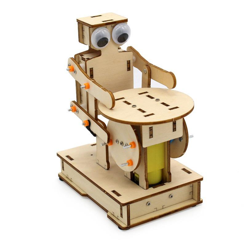 DIY Drumming Robot children s science and education experimental toys, hand-assembled models, science and education toys