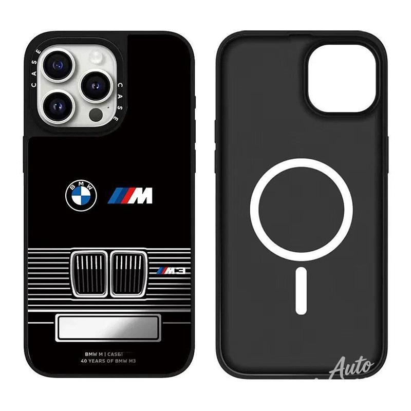 BBKG7 For BMW M Power MagSafe Optional Phone Case Shockproof Magnetic Protect Cover For IPhone 17 16 15 Plus 14 13 12 Pro Max Sticker