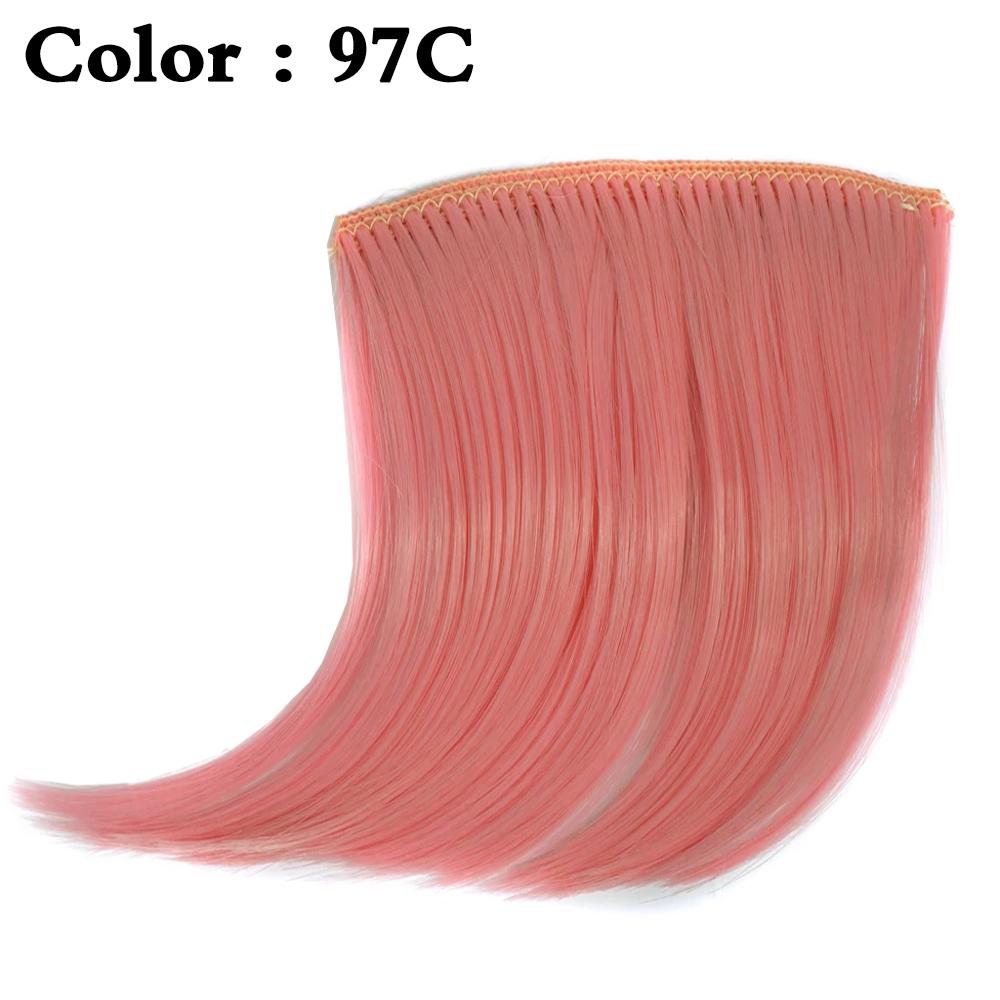 

MISS WIG Синтетические красочные волосы на клипсе, короткие высокотемпературные волокна, челка для наращивания волос, аксессуары для волос для женщин 13cm