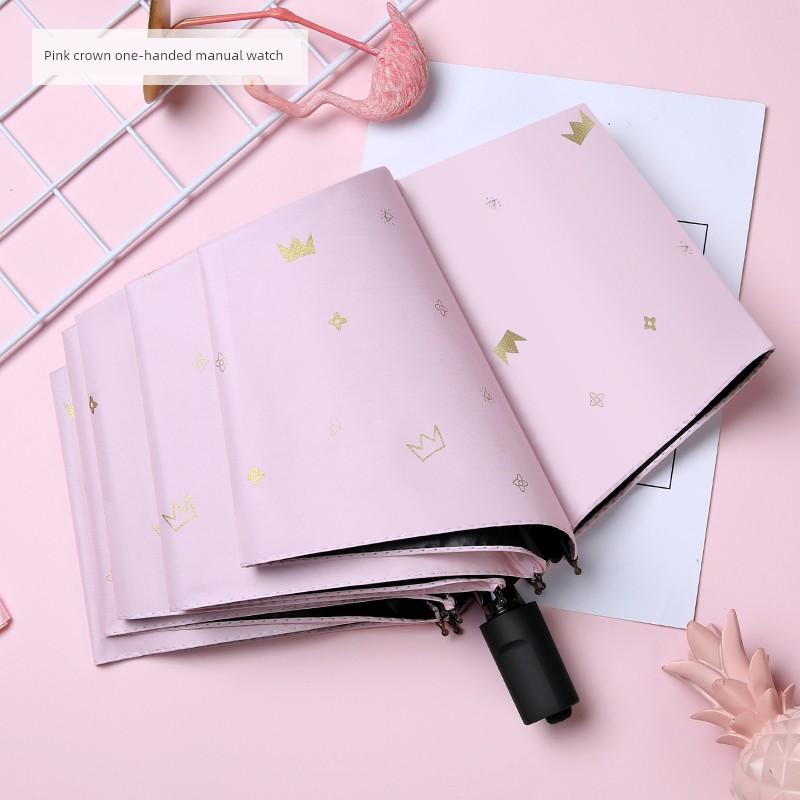 Fully Automatic Folding Umbrella for Women and Men, Small and Stylish Sunshade Umbrella, Dual-Purpose Sun Protection and Uv Protection Umbrella