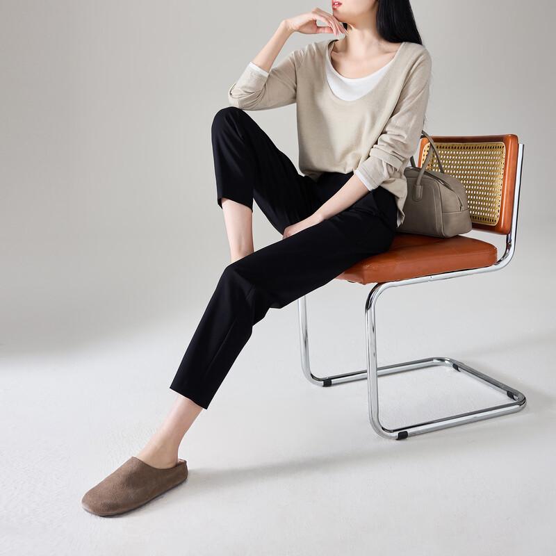 SOFSIL Women's High-Waist Slim Fit Ankle Pants