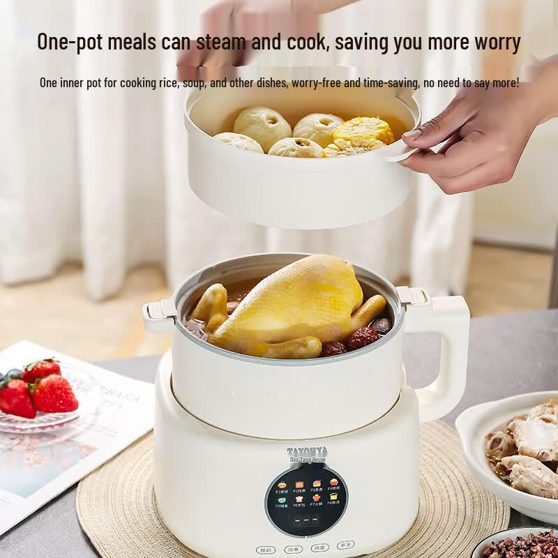 TAYOHYA 2.5L Mini Multi-function Non-stick Rice Cooker