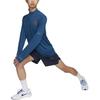 Nike Element Running Energy Lettre Col Montant Demi-Zip Séchage Rapide Décontracté T-Shirt à Manches Longues Homme Hauts Bleu Jardin FN3300-476