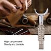 Leather   Knife High Carbon Steel   Sturdy 7mm Flat Knife Head Wide Application Leathercraft Carving Knife