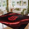 Stoke City Football Design Crystal Velvet Rug Soft Decorative Mat for Bedroom Entrance