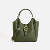 Soft leather basket bag 2024 spring new vintage niche commuter bag large capacity handbag bucket crossbody bag