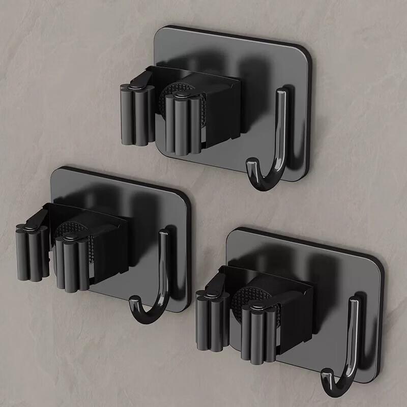 LIEI Wall-Mounted Mop and Broom Holder