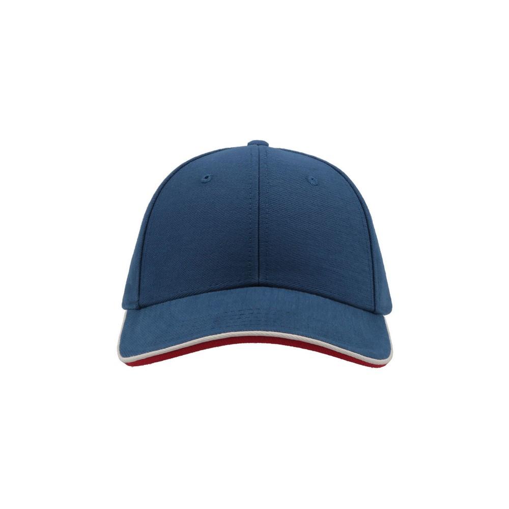 Atlantis Pilot Piping Sandwich Premium Brush Cotton 6 Panel Cap