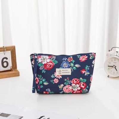 Waterproof Printed Fabric & Cosmetic Travel Clutch for Women