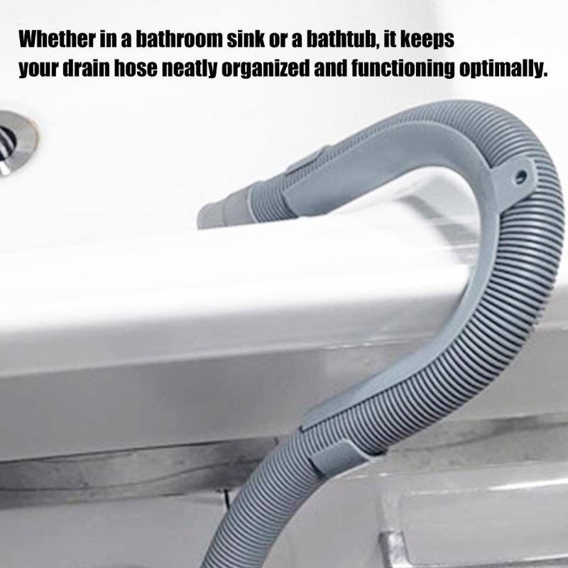 10Pcs U Shape Drain Outlet Hose Guide Assembly Drain Hose Washing Machine Dishwashers Hose Clip Hose Holder Bracket