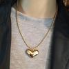 Sweet Heart Pendant Necklace Fashion Statement Choker Simple Braided Rope Collar Necklace Party Jewelry Clavicle Chain