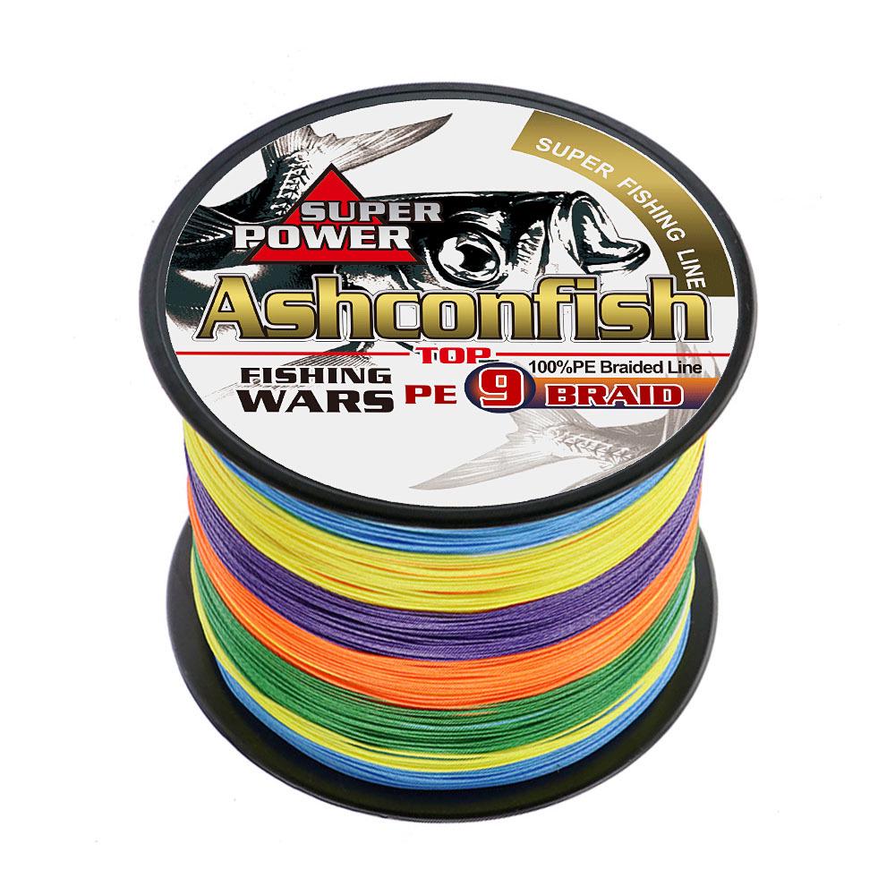 Vertical Braiding 9-Strand PE Fishing Line: 100-2000m, High Tensile, Anti-Bite, Ideal for Catfish, Main Line & Lure