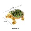 Turtle Jewelry Box - Luxury and Retro Desktop Decorative Piece - Jewelry Storage Box for Home Use - Ring and Stud Jewelry Box