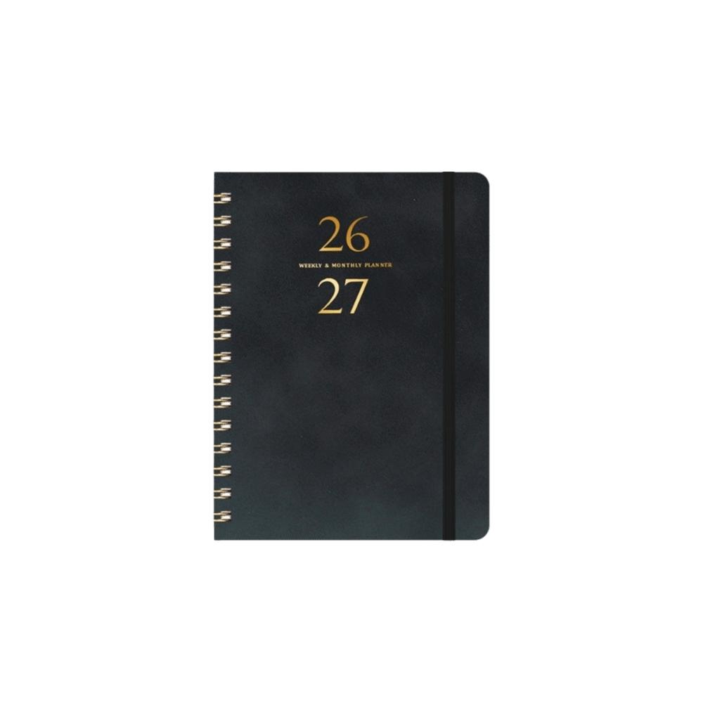 PU Leather Agenda Book Colorful Inner Page Appointment Book To Do List Notepad for Student Gift