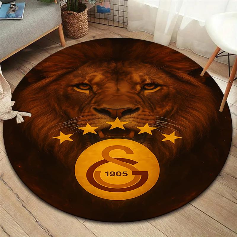 שטיח עגול של גלאטסראיי S.K, שטיח לסלון, חדר שינה, ספה, חדר משחקים, מחצלת רצפה מונעת החלקה