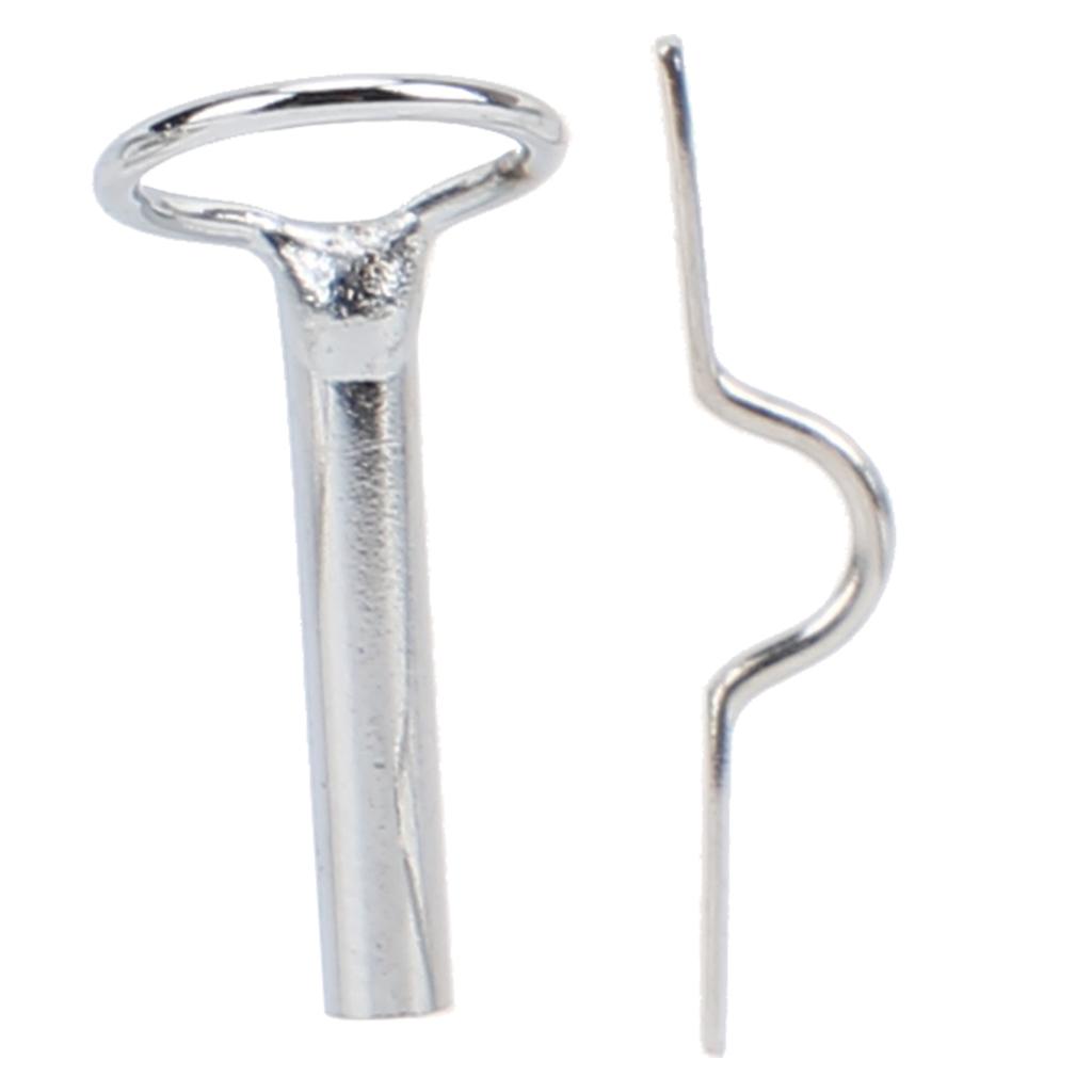 Fly Fishing Guide Angling Repair Tool Stainless Steel Strong Double Buckle Ring Different Size