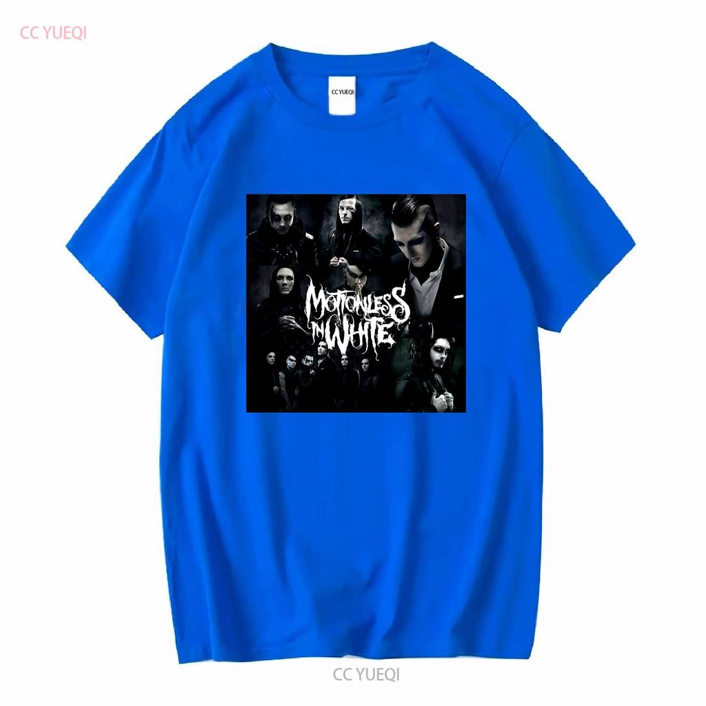 Rare Motionless In White Band T Shirt Cotton Black All Size H62 vintage Washed Top For Everyday Wear graphic fashion