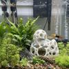 Natural Look Fish Hiding House Plastic Betta Shelter Fish Tank Hideaway  Office Decoration