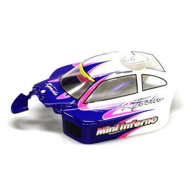 Kyosho Mini Inferno Boyalı Gövde Seti Radyo Kontrol Parçaları IHB01 (Beyaz mavi)