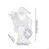 Festive Santa Claus Doll Traditional Christmas Decor Ornament for Home