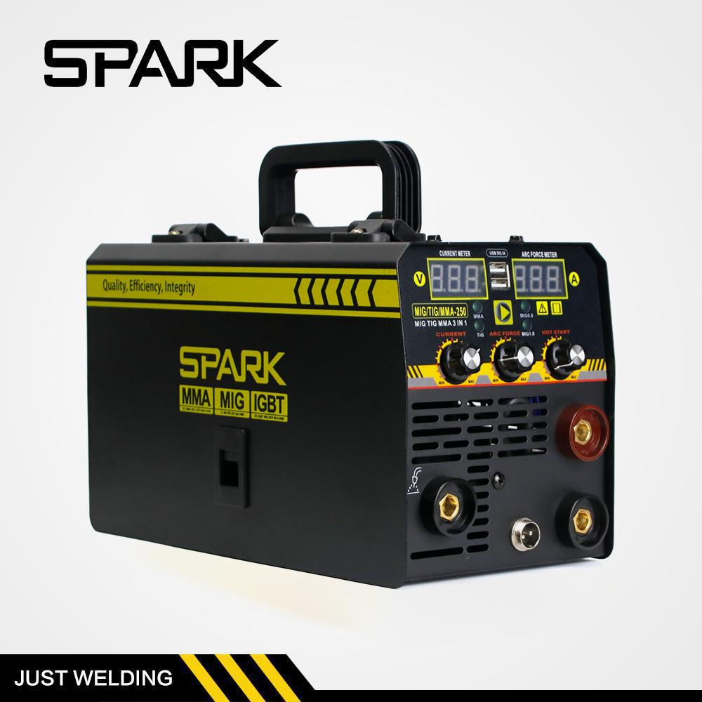SPARK Gasless MIG/TIG Welder 220V All-in-One for Home Use