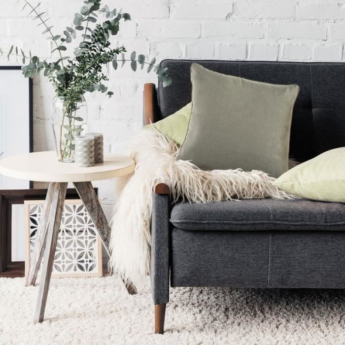 Taupe Suede Cushion 40x40