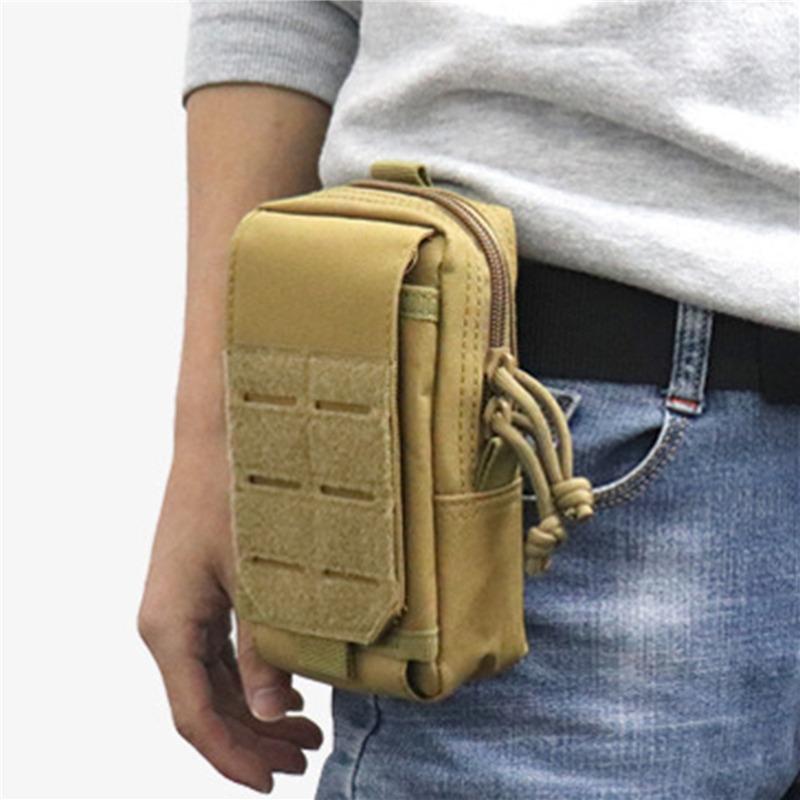 1000D Taktische Molle Tasche Hüfttasche Outdoor Herren EDC Werkzeugtasche Weste Pack Tasche Handyhülle Jagd Kompakte Tasche