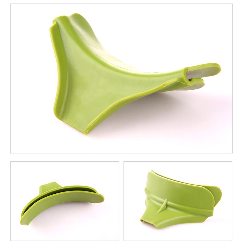 Küchenhelfer, Silikon-Trichter, Werkzeuge, auslaufsicher, für Suppe, Trichter, Töpfe und Pfannen, runder Rand