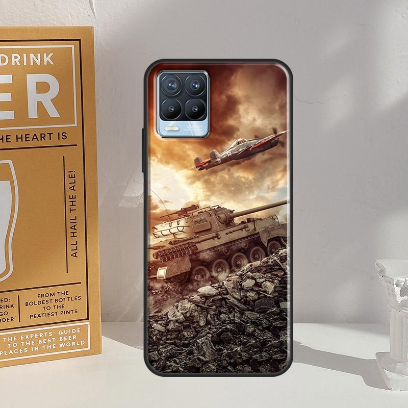 World Of Tanks Case For Realme 10 11 Pro Plus C55 C35 C33 C31 C30 C25s C21Y C15 C11 GT Neo 5 3 2T 3T Cover