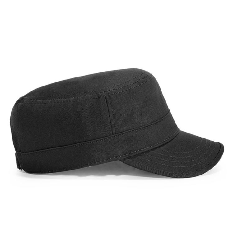 Versatiles Armies Green Hat Man Casual Checkered Lining Hat Back Closed Flat Hat for Everyday Use and Outdoor Activity