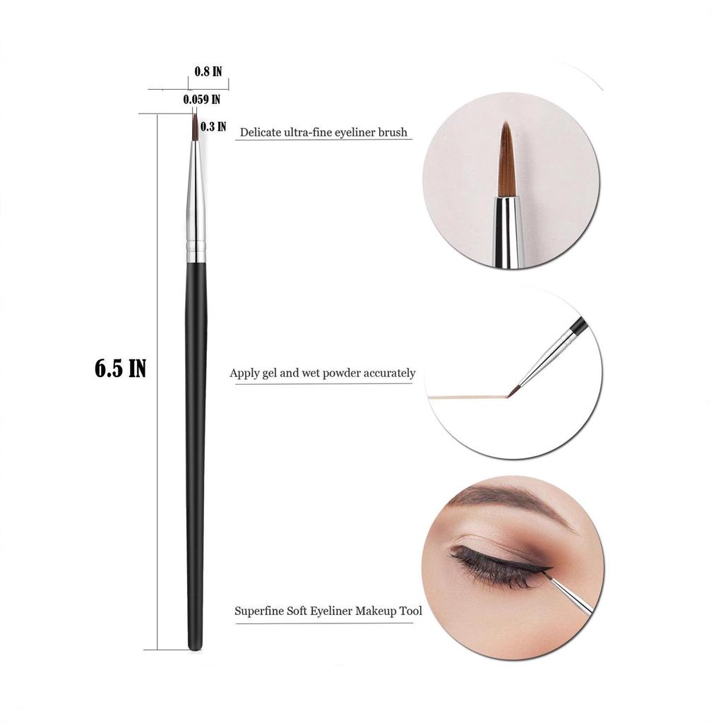 Angled Eyebrow & Eyeliner Brush - Makeup Beauty Tool