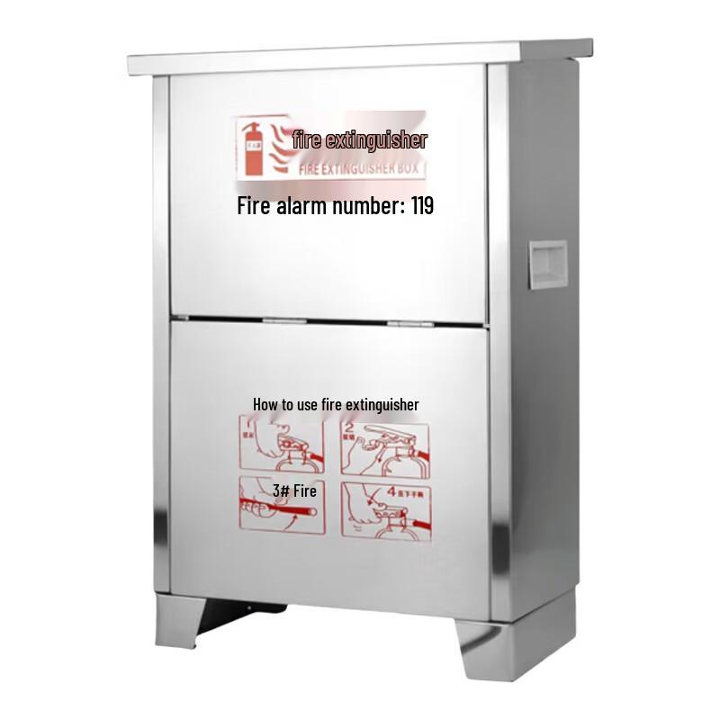 Dual 8kg CO2 Fire Extinguisher Cabinet