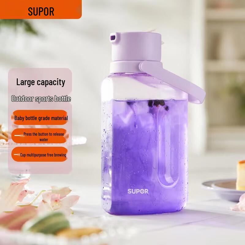 Supor 1.6L Portable Plastic Water Bottle