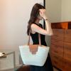 Korean Style Large Capacity Straw Beach Bag - Versatile Woven Tote for Women
