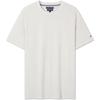 Breathable Comfortable Pure Cotton Pique Texture Solid Color T-Shirt Men Tops Off-White MW0MW37031
