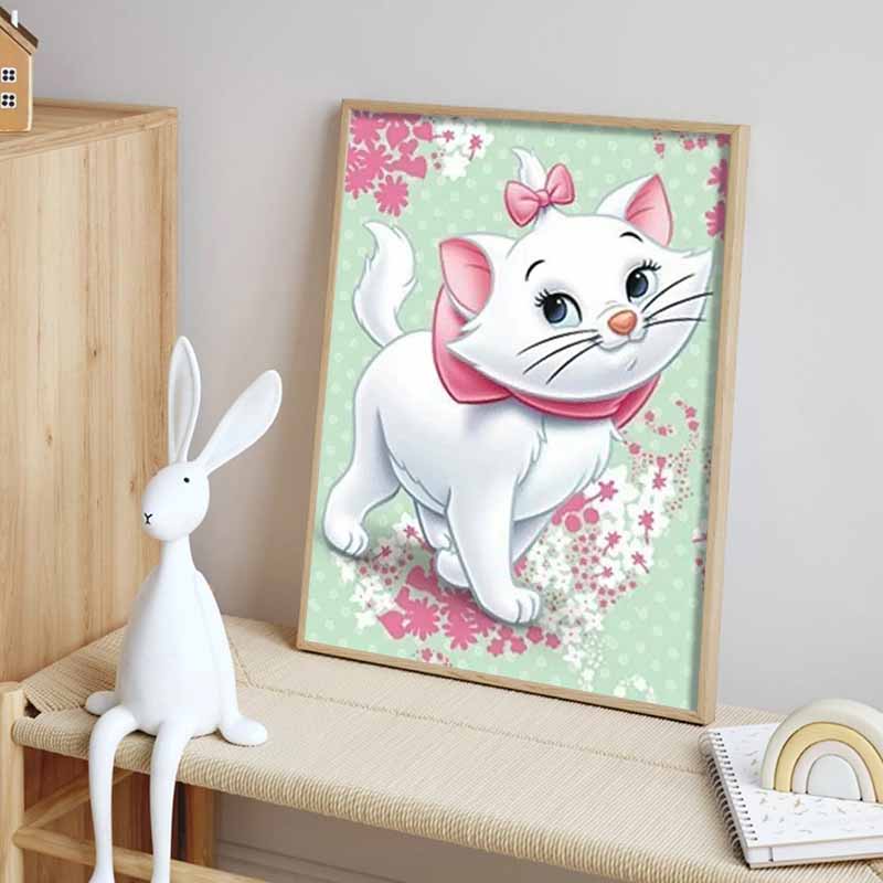 Disney Diamond Painting The Adventures of The Cat Mary Theme Illustration 5D Mosaic DIY Hobby Gift Home Decoration Embroidery